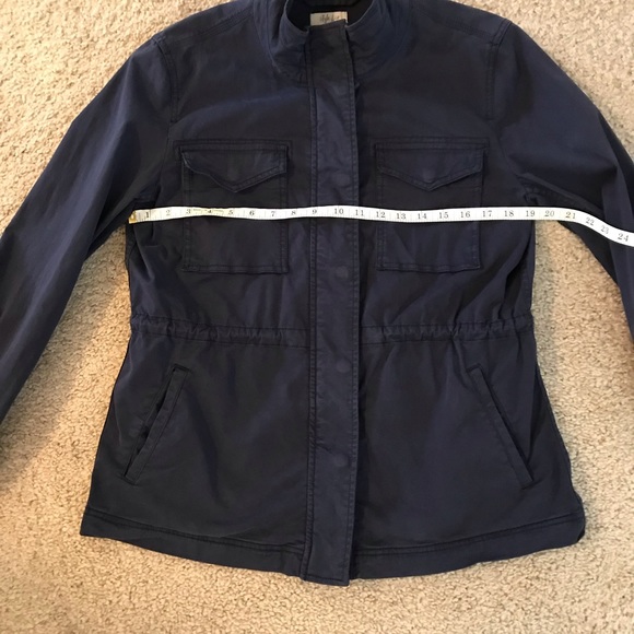 Style & Co Twill utility jacket in navy blue - Picture 9 of 12